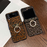 Full-Cover Leopard Print Shockproof Case for Samsung
