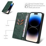 Leather Flip Wallet Case For iPhone