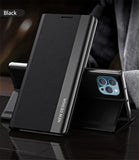 Luxury Stand Book Magnetic Flip Case For iPhone