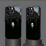 Screaming Ghost Face Mirror Case for iPhone