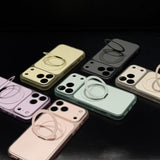 Ice Cream Soft Touch Rotating Kickstand Shockproof Case for iPhone
