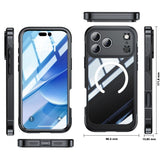 Outdoor Clear Magnetic Charging Shockproof Case for iPhone