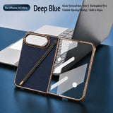 Business Electroplated Case with Screen Protector & Stylus for iPhone Duo