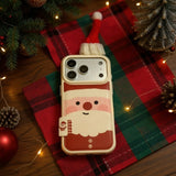 New Cute 3D Christmas Snowman Patchwork Design for IPhone