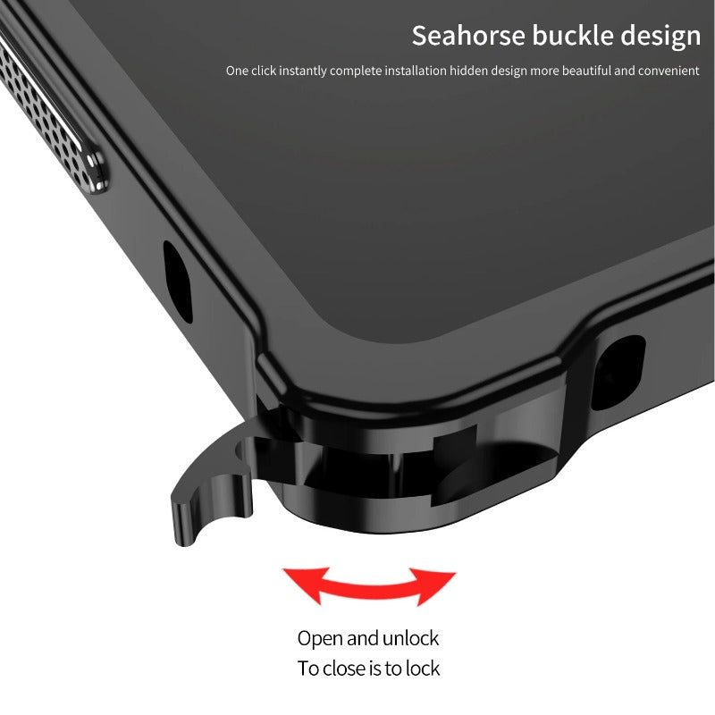 Aluminum Alloy Frame Bumper Metal Lens Phone Case for Samsung
