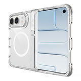 Clear Magnetic Shockproof Invisible Kickstand Case for iPhone Duo
