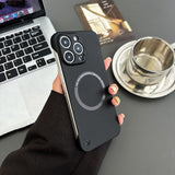 Ultra Thin Hard PC Magnetic Frameless Case for iPhone