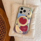 Summer Graffiti Magnetic Stand Case for iPhone