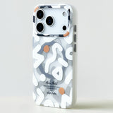Geometric Graffiti Magnetic Hard Shockproof Phone Case for iPhone