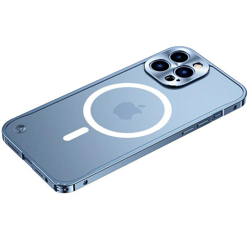 Luxury Aluminum Magnetic Case for iPhone