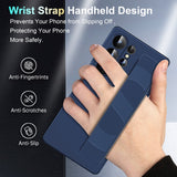 Luxury Soft Silicone Wrist Strap Phone Case For Samsung