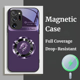 Business Dragon Pattern Full-Coverage Liquid Glass Case for Samsung