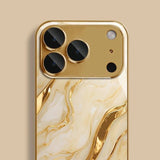 Gold Marble Stone Pattern Phone Case For iPhone
