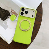Borderless Ultra-Thin PC Magnetic Kickstand Case for iPhone