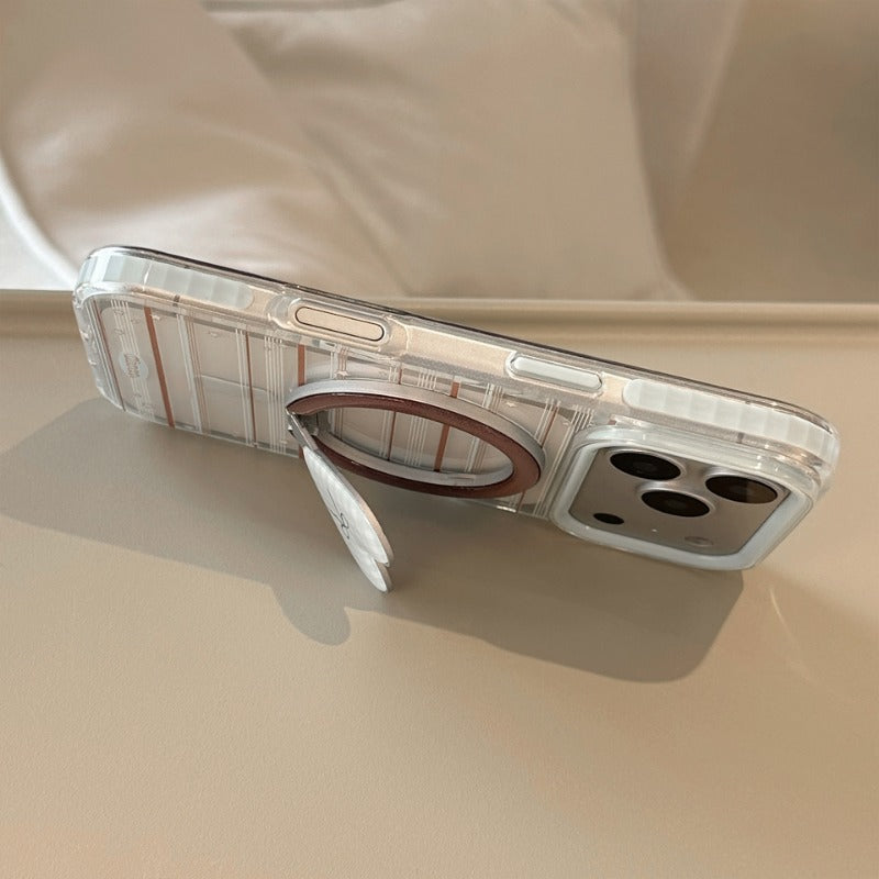 Bow Heart Magnetic Phone Case for IPhone