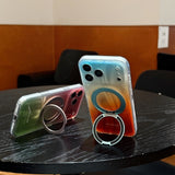Aurora Color Contrast Magnetic Case for iPhone