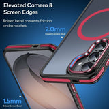Magnetic Matte Soft‑Touch Shockproof Case for Samsung