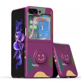 Smiley Liquid Silicone Kickstand Case for Samsung