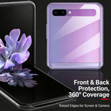 Fully Transparent Foldable Phone Case for Samsung Z Flip