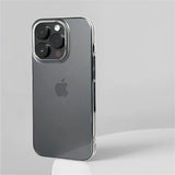 High Quality Super Thin Sand Blasting PC Light Crystal Transparent Matte Case For iPhone