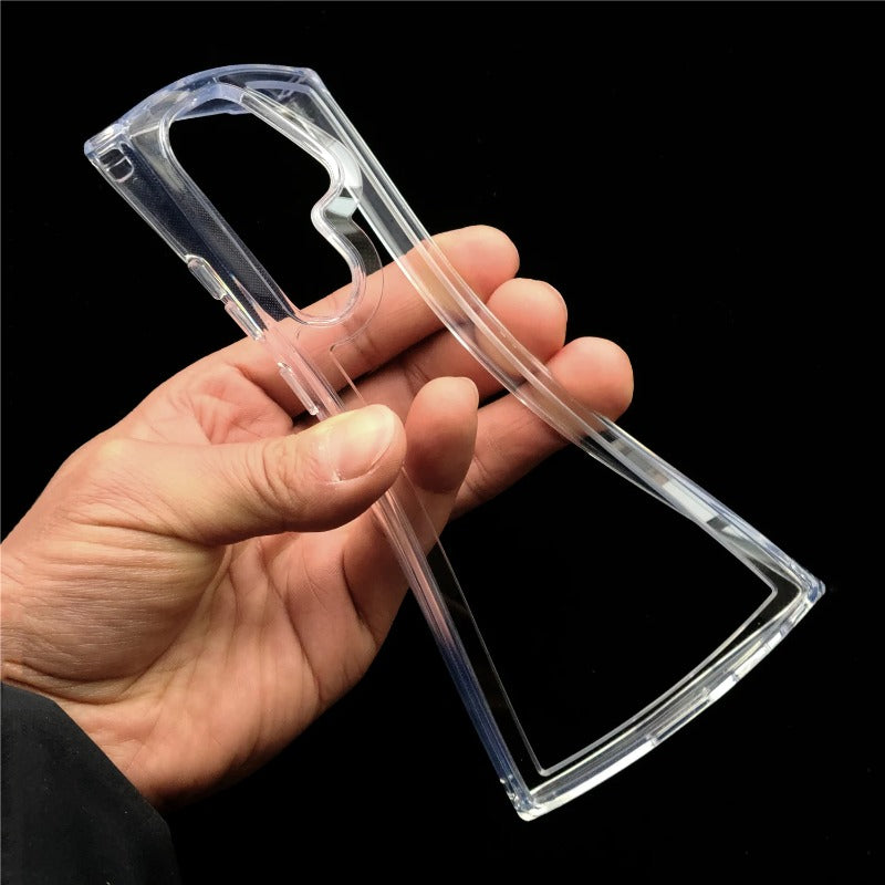 Clear Bumper Soft Silicone Frame Case For Samsung