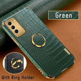 Crocodile Pattern Leather Phone Case For Samsung