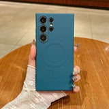 Liquid Silicone TPU Magnetic Shockproof Soft Case for Samsung