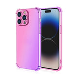 New Cool Gradient Color Four-Corner Shockproof Phone Case for IPhone