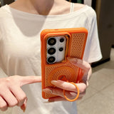 Hidden Kickstand Cooling Magnetic Shockproof Case for Samsung