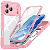 Outdoor Clear Magnetic Charging Shockproof Case for iPhone
