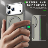 Matte Skin‑Friendly Magnetic Stand Anti‑Drop Case for iPhone