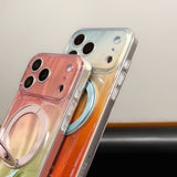 Aurora Color Contrast Magnetic Case for iPhone