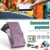 Leather Crossbody Card Slot Wallet Case for Samsung