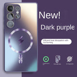 Ultra-thin Matte Magnetic Shockproof Phone Case for Samsung