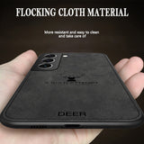Slim Fabric Skin Deer Case For Samsung