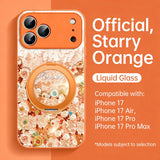 Romantic Floral Magnetic Phone Case with Stand for IPhone