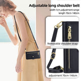 Multifunctional Crossbody Wallet Card Holder Leather Case for iPhone