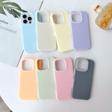 Luxury Liquid Jelly Silicone Phone Case for iPhone