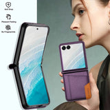 Leather Wallet Phone Case for Samsung Z Flip