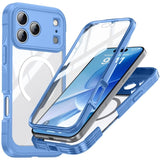 Outdoor Clear Magnetic Charging Shockproof Case for iPhone