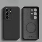 Original Liquid Silicone Magnetic Case For Samsung
