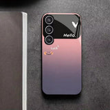 Stylish Gradient Smiley Electroplated Case for Samsung