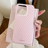 Polka Dot Small Fresh Slim Shockproof Case for iPhone