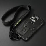 Magnetic diagonal bracket mobile Case for iPhone