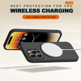 Liquid Silicone Lanyard Magnetic Phone Case For iPhone