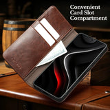 Genuine Leather Flip Full Cover Case for Samsung Z Fold