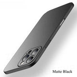 Slim Matte Hard PC Phone Case For iPhone