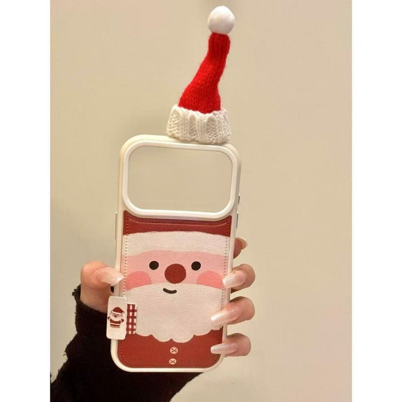 New Cute 3D Christmas Snowman Patchwork Design for IPhone