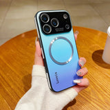 Gradient Magnetic Charging Shockproof Case for iPhone