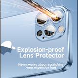 iPhone용 고급 실리콘 렌즈 보호 케이스 